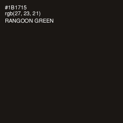 #1B1715 - Rangoon Green Color Image